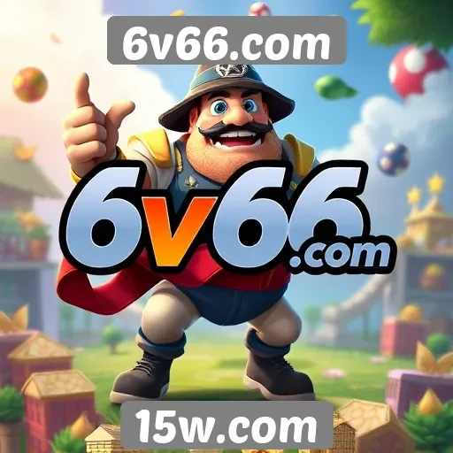 Variedade de jogos disponíveis em 6v66.com