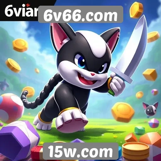 Exploração dos jogos disponíveis no 6v66.com