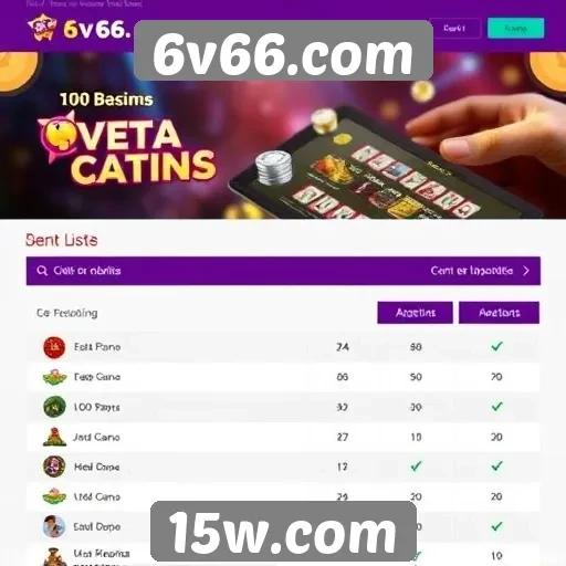 Tendências de usuários no site 6v66.com